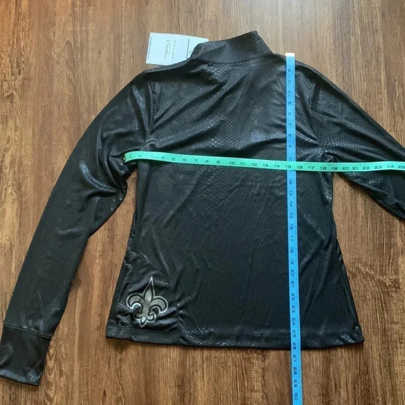 New Orleans Saints Pullover Zip Jacket NFL Logo - Picture 12 of 12